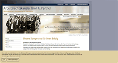 Desktop Screenshot of kanzleigroll.de